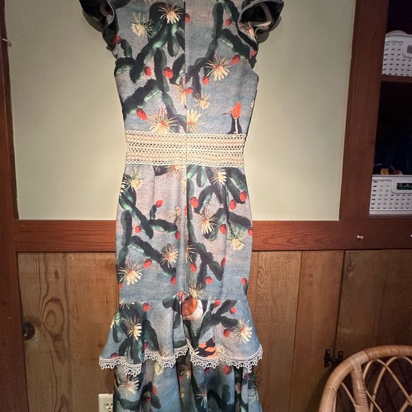 THE MOST BEAUTIFUL PAT BO DRESS EVER! Mint condition. Retail $950 - Picture 3 of 8